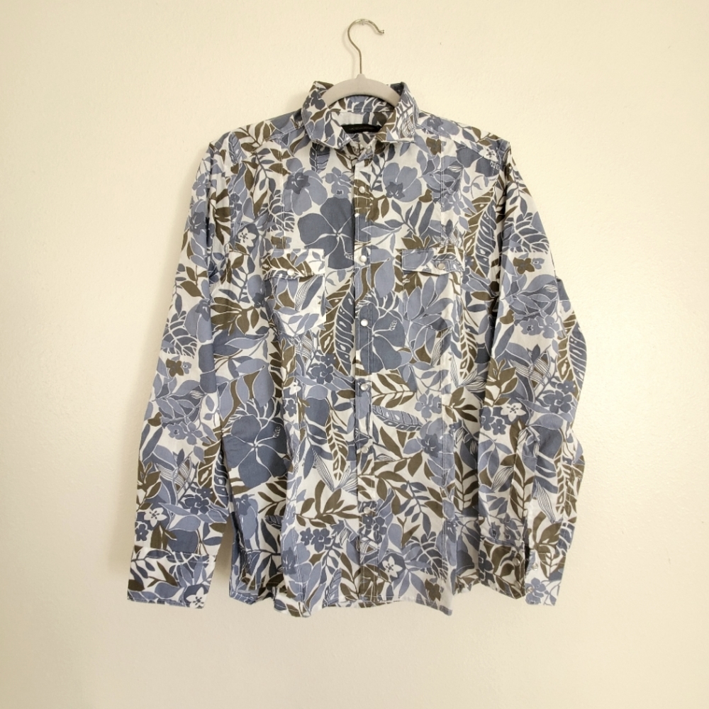 NWT Patrizio Piscaglia Messagerie Italian Men's Dress Shirt - RARE Print